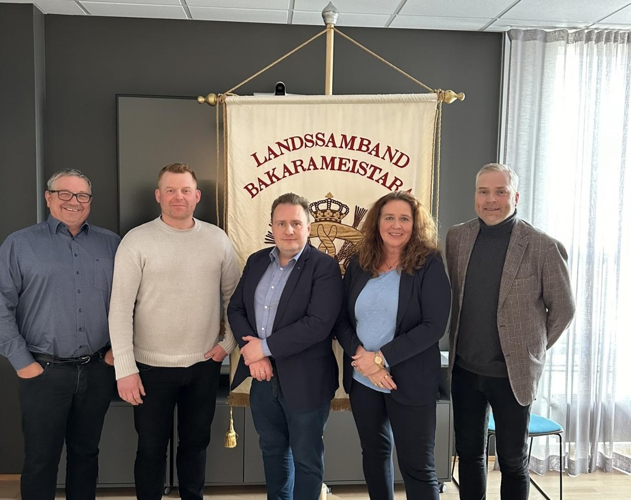 Ný stjórn Landssambands bakarameistara árið 2024