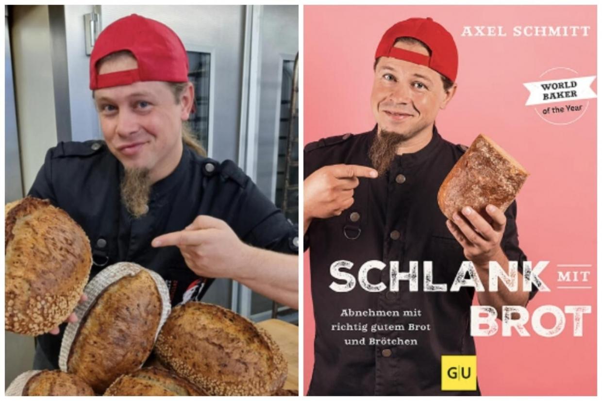 Bók um að grennast með brauðáti eftir Axel Schmitt